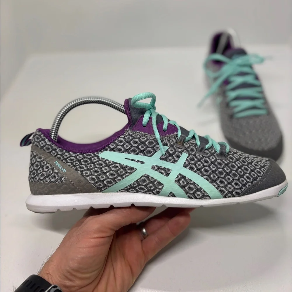 ASICS MetroLyte Women’s Size 10 Gray Teal Purple Running Sneakers Q481N Lightwei - Picture 11 of 15